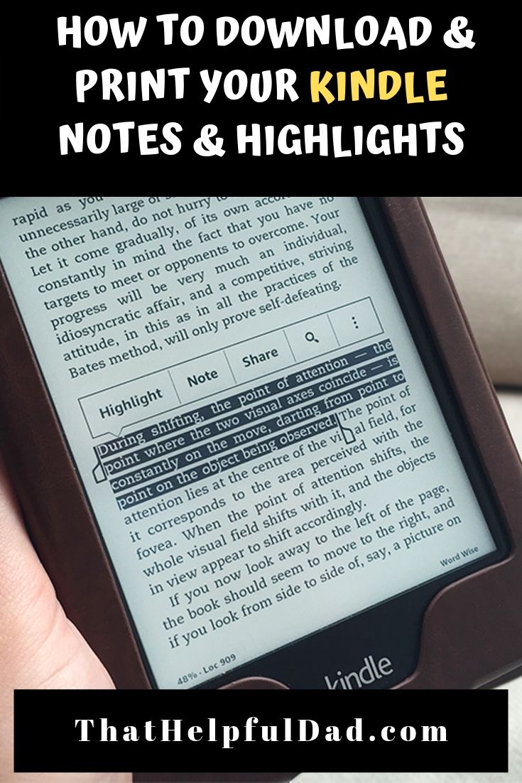 Download Kindle Notes