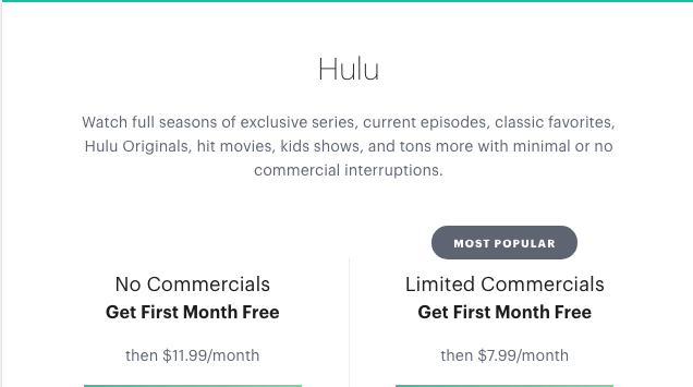 Hulu basic