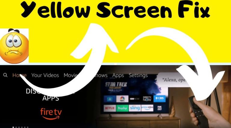 How to Fix a Blank Amazon Fire TV Yellow Screen or Black Screen | That ...