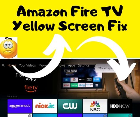 How to Fix a Blank Amazon Fire TV Yellow Screen or Black Screen | That ...