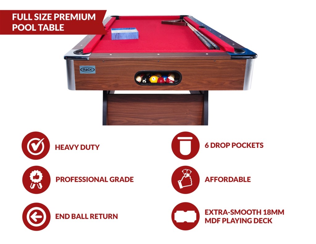 Rack Draco pool table
