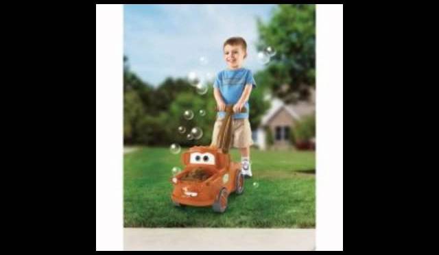 Cars Mater Bubble Push Toy Review